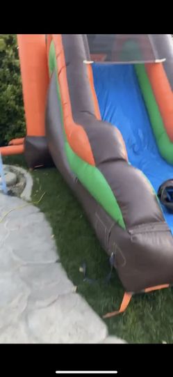 Water Slide And Bounce House Combo