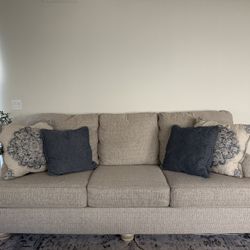 Ashley Furniture “Dandrea” Couch & Love Seat 