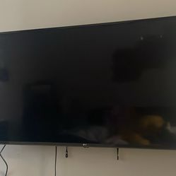 50” LG TV And Wall Mount 