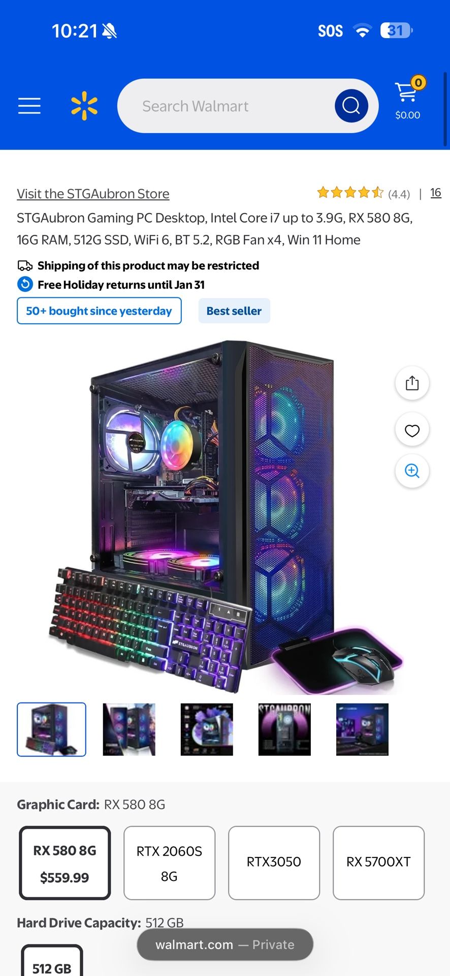 STGAubron Gaming PC Desktopn