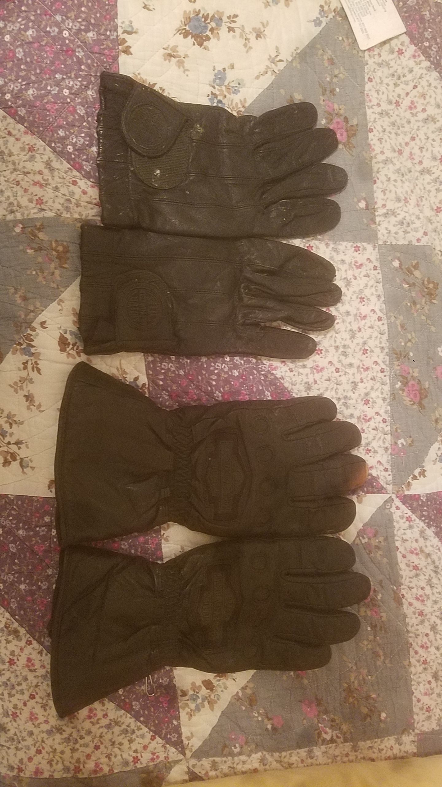 Haley Davidson winter/ summer gloves