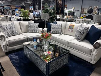 Formal seating sofa set! Any fabric & color 💙🔥✨