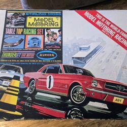 1967 Aurora Thunderjet  500 MotorTable Top Racing Set,