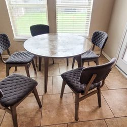 Breakfast Table With 6 Chairs 