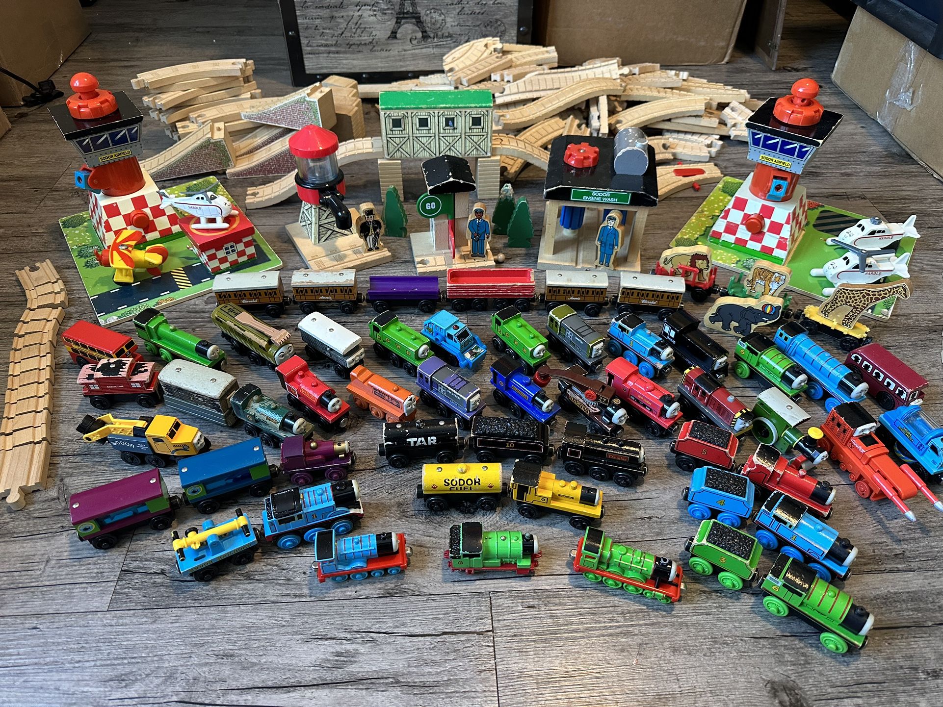 BIG Collection of Thomas & Friends Wooden Railway Tank Trains