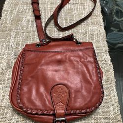 Patricia Nash Red Leather Purse 
