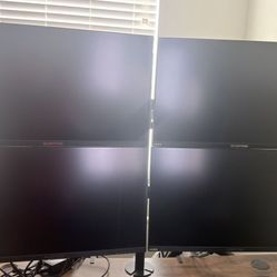 4 Sceptre 4K IPS 27" 3840 x 2160 UHD Monitor up to 70Hz DisplayPort HDMI 99% sRGB Build-in Speakers, Black 2021 (U275W-UPT)