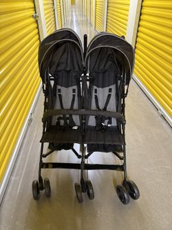 Dream On Me Volgo Twin Double Umbrella Stroller Side by Side Lightweight Travel