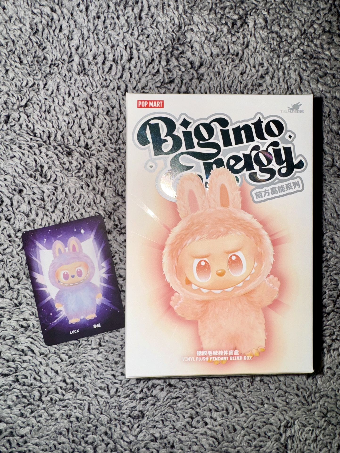 Luck Big Into Energy The Monsters Labubu Authentic