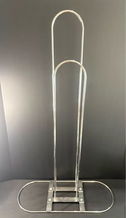 Chrome Metal Clothes Hanger Stacker Organizer Stand – Heavy Duty Retail Style