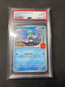 PSA 10 Quaxly 2025 McDonald's Japanese Promo Pokemon Card