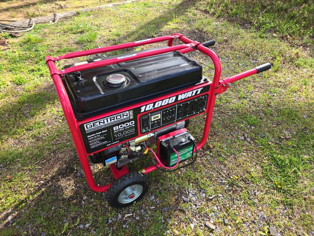 Portable Gentron Gas Generator 10,000 Watts