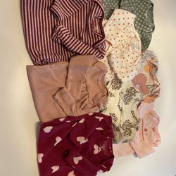 8 Baby Girl Nightgowns Size OS