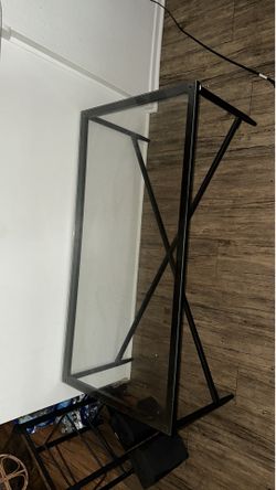 Glass coffee table