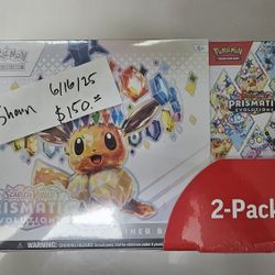 Costco Pokemon Prismatic Evolutions 2-Pack 