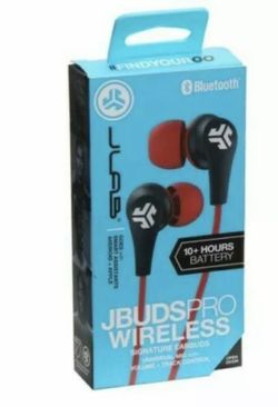 JLabs JBuds Pro Wireless Bluetooth Signature Earbuds - Red