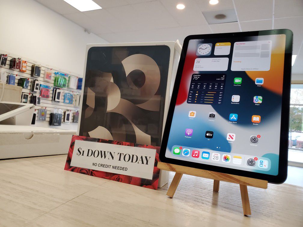 Brand New Apple IPad Air 4 LTE + WIFI - $1 DOWN TODAY, NO CREDIT NEEDED