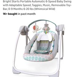 Bright Starts 6 Speed Baby Swing 
