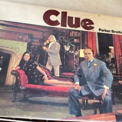 Original 1972 Parker Brothers Clue 
