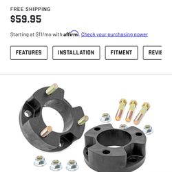 2.5” Leveling Kit (Ford Ranger)
