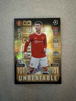 Cristiano Ronaldo Manchester United Topps Card 