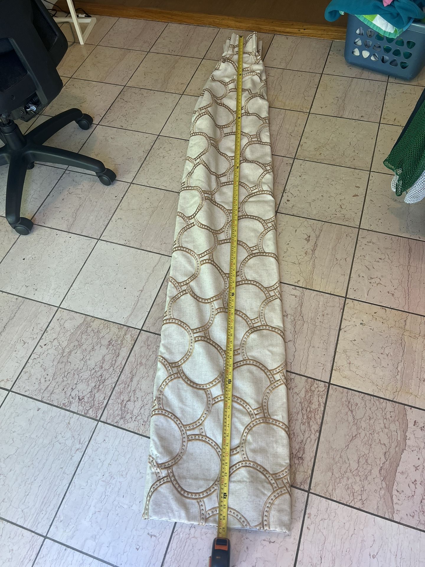 Gold Heavy Curtains Or Fabric