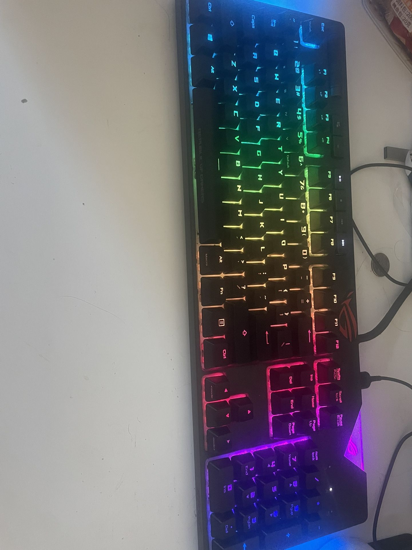 ASUS ROG Full-Size Mechanical Keyboard (RGB Lighting)