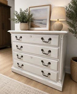 Coastal Farm Dresser – Cherry Wood – Same Day Delivery