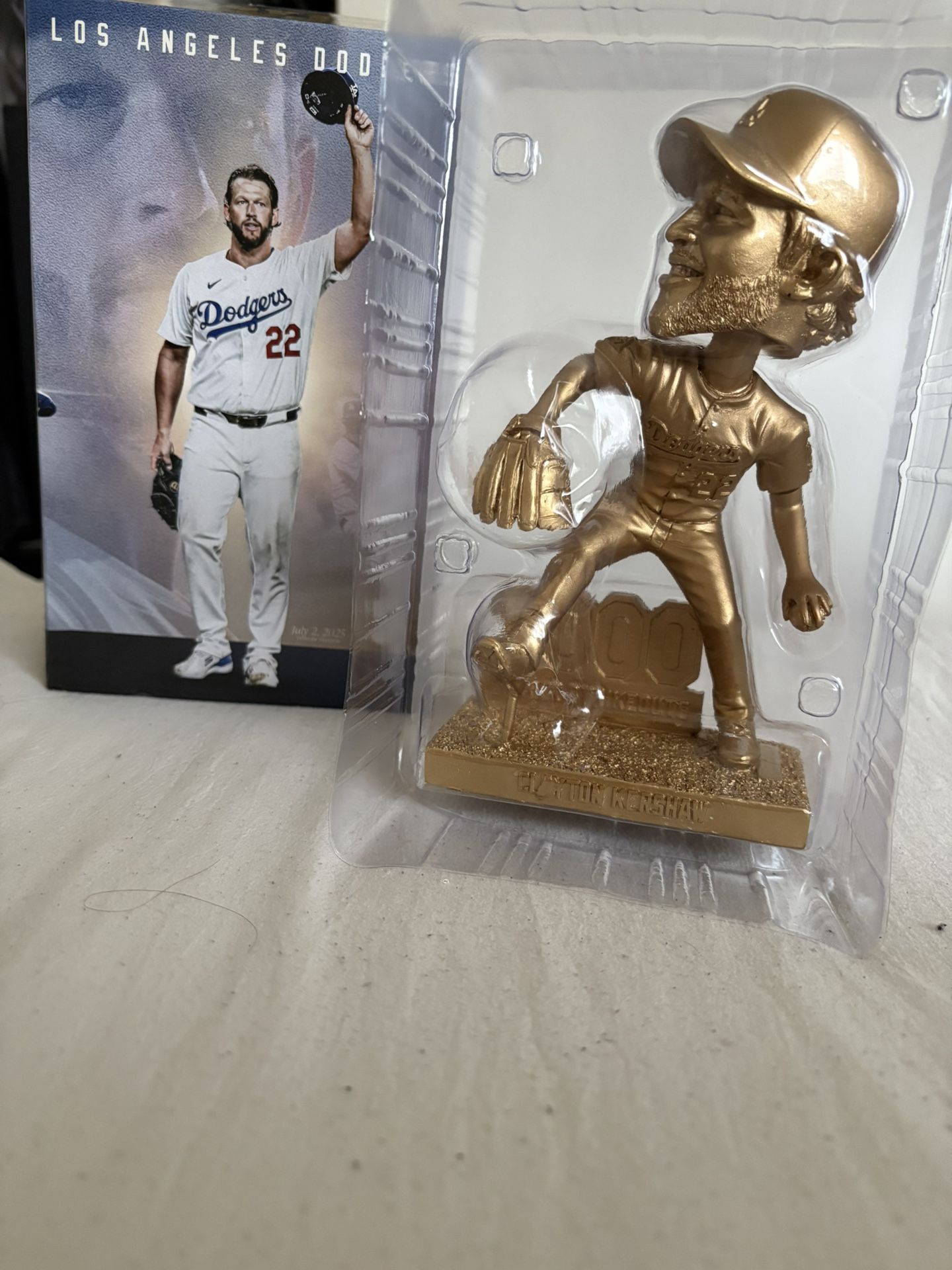 Kershaw 3000 Strikeout Bobble head Brand New