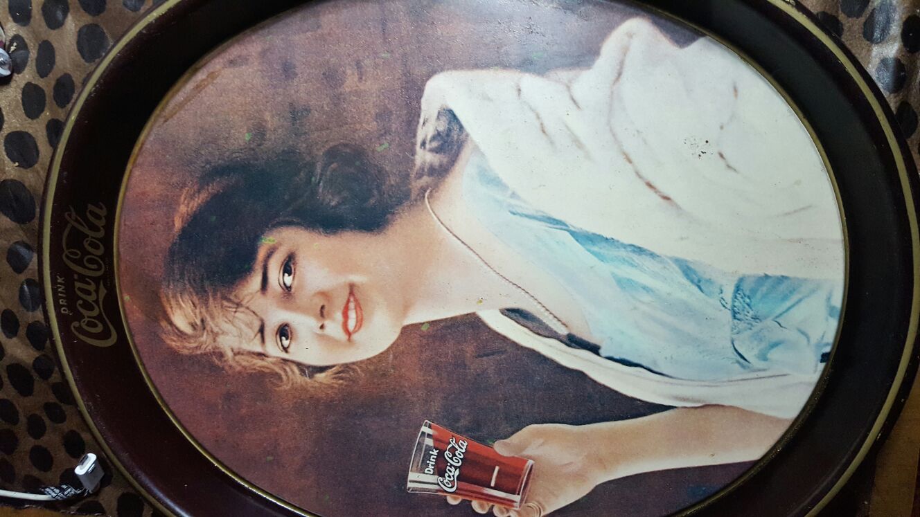 Vintage coke tray