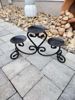 Black Candle Holder 