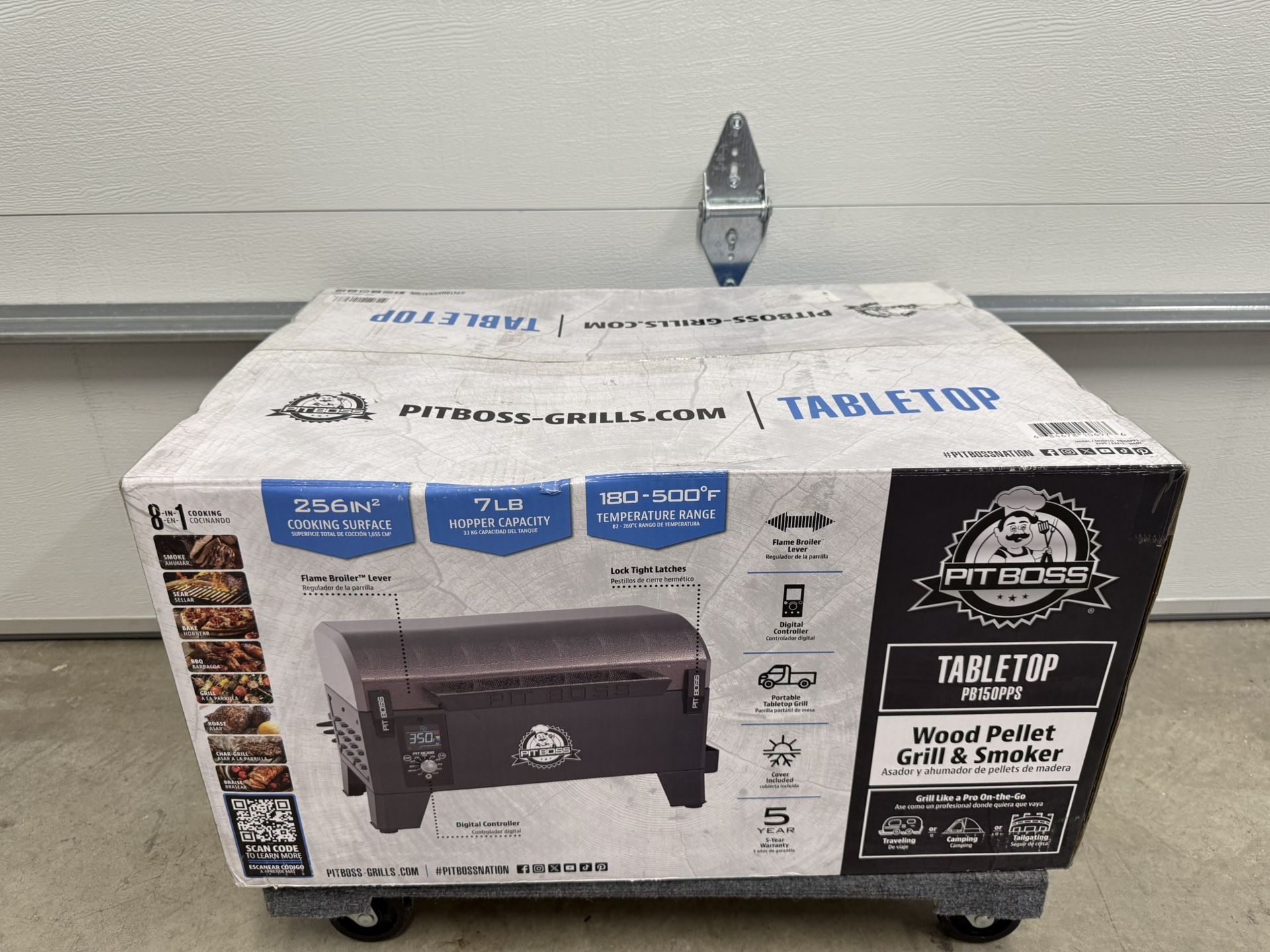 Pit Boss Table Top Wood Pellet Grill 256 sq inch Portable BBQ Brand New