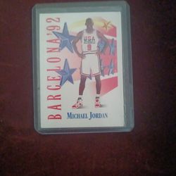 Michael Jordan "92" Barcelona Olympic Card
