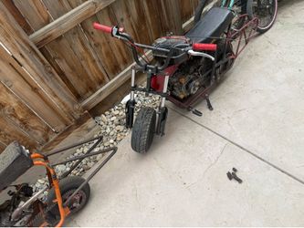 built 212cc Ghost mini bike