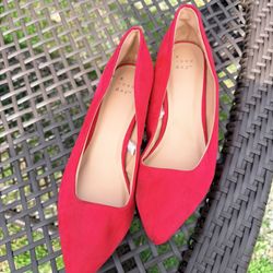 A New Day Red Pointed Toe Heels Women’s Size 7.5