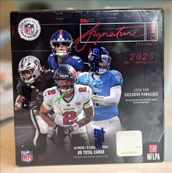 ​🔥 2025 Topps Signature Class NFL Mega Boxes – $45ea / Steal Deal Today Only