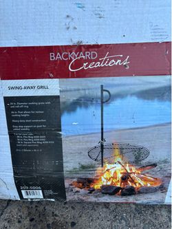 Swing away grill