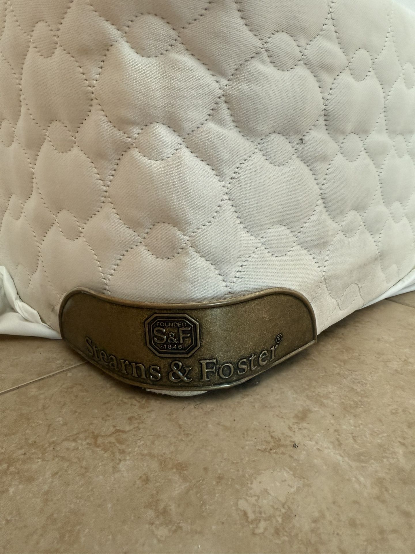 Full Size Stearns and Foster Box Spring.