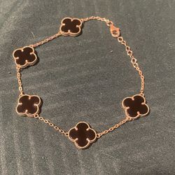 14k Clover Bracelet 450obo