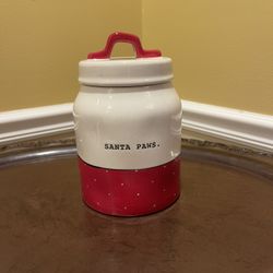 Rae Dunn Holiday Pet Treat Jar