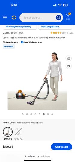 Dyson DC 39 vacuum  