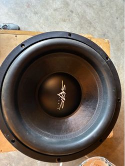 Skar 15” subwoofer and amp