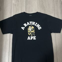 BAPE black camo tee 