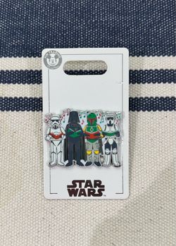 Star Wars Disney Parks Singing Pins – Darth Vader Boba Fett Stormtrooper