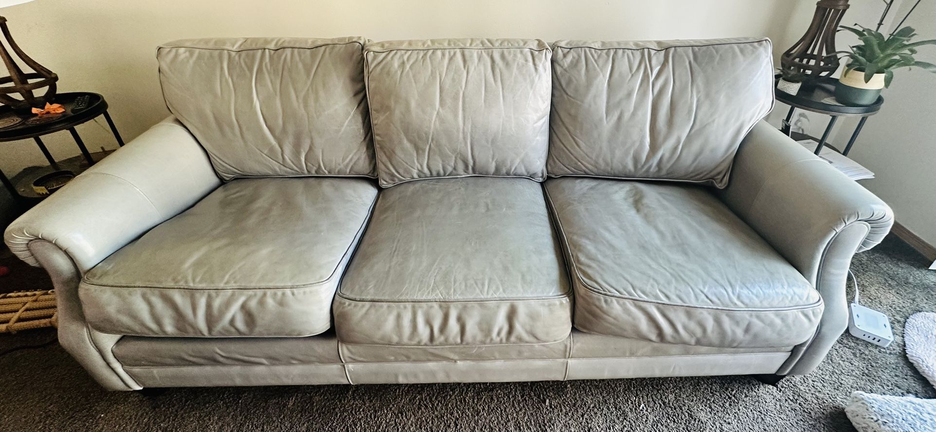 Barton Leather Sofa