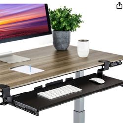 Desk keyboard And Mouse Slide-out Tray 