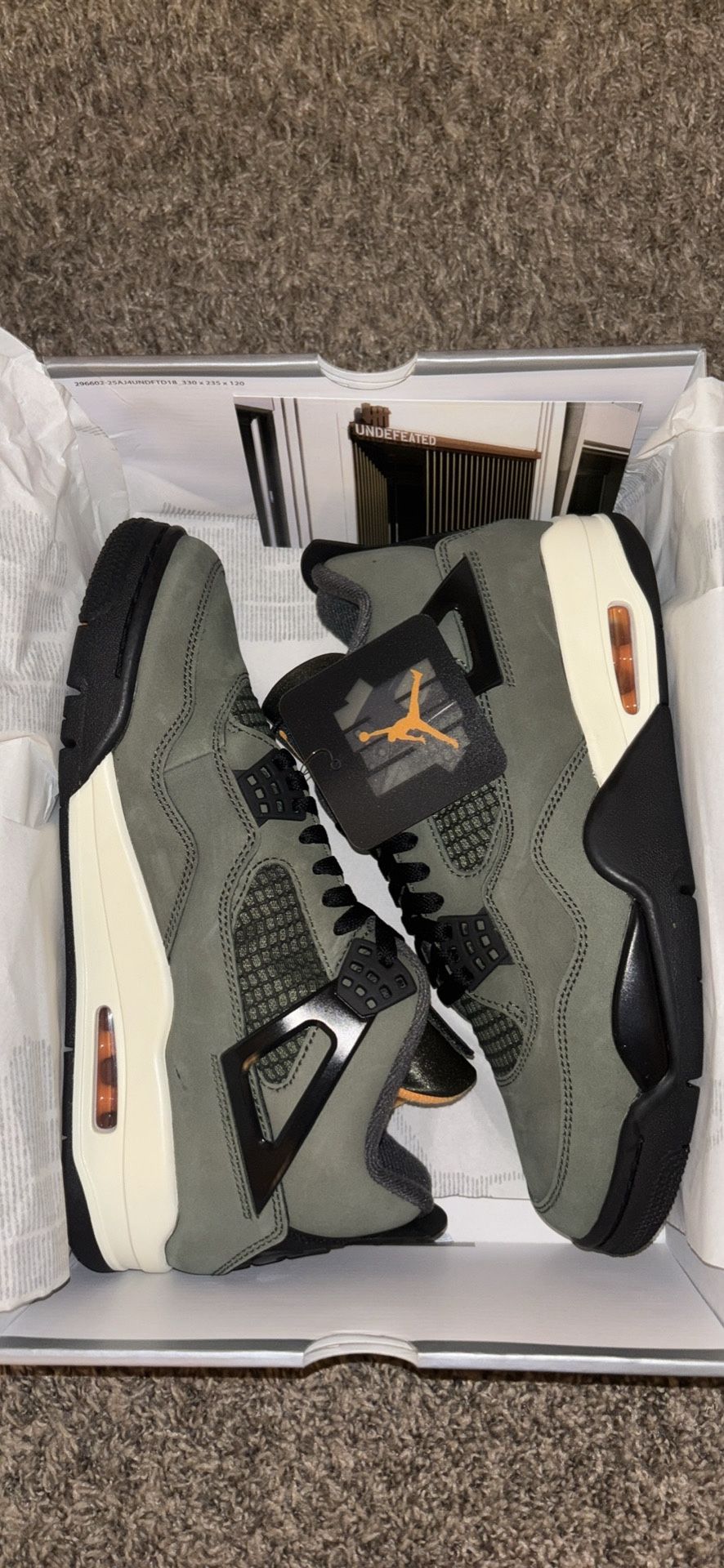 Jordan 4 Retro OG SP - ‘Undefeated (2025)’ Size 8.5 Brand New