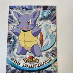 Wartortle #08 1999 TOPPS Pokémon Card Collectable Vintage 