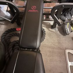 Marcy Bench With Olympic Three-Piece Bar