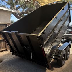 NEW HYDRAULIC SCISSOR LIFT DUMP TRAILER 🏆